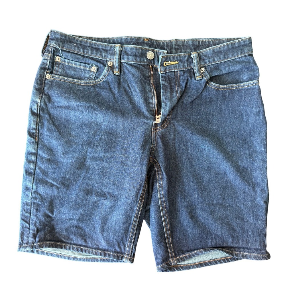 Levis 541 Athletic Fit Denim Shorts Mens 32 Dark Wash Blue Jean Shorts